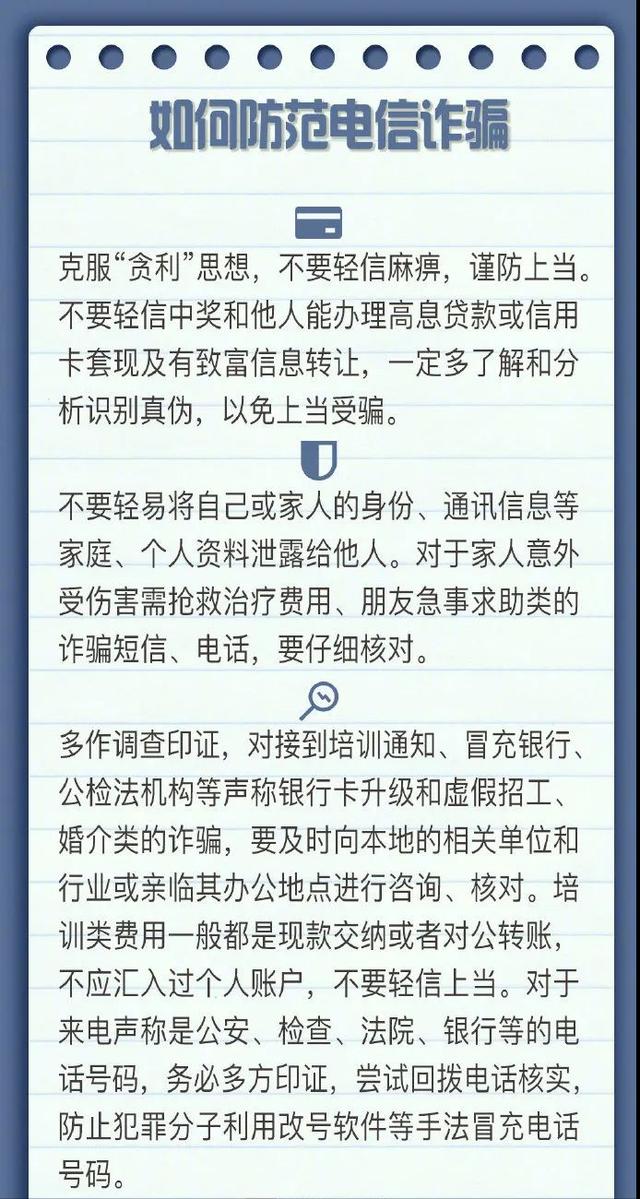 科普 | 最新电信诈骗手段总结，希望你一个也别